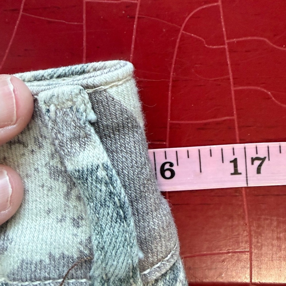 Anthropologie Pilcro Skipper Wide Leg Camo Pants Womens Size 30 Grey Streetwear - Picture 8 of 14